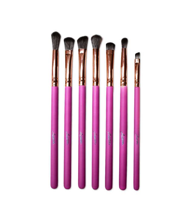 Set 7 Brochas Eye Essential Rosa Arantza Cosmetics