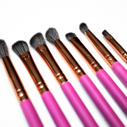 Set 7 Brochas Eye Essential Rosa Arantza Cosmetics