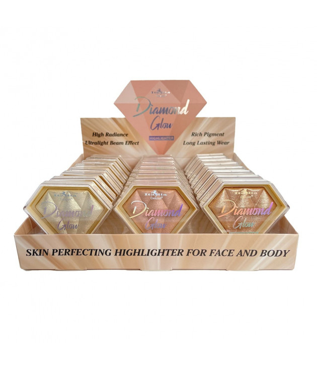 3 Iluminadores Diamond Glow Italia Deluxe