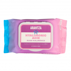 Toallitas Limpiadoras Desmaquillantes Ácido Hialurónico Arantza Cosmetics