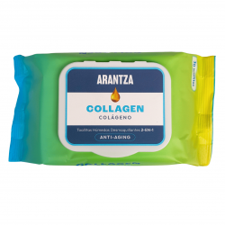 Toallitas Limpiadoras Desmaquillantes Colágeno Arantza Cosmetics
