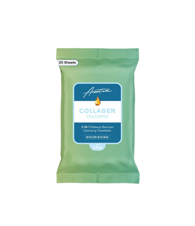 Toallitas Limpiadoras Desmaquillantes Colágeno Arantza Cosmetics