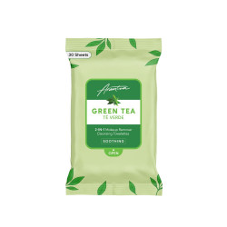 Toallitas Limpiadoras Desmaquillantes Té Verde Arantza Cosmetics