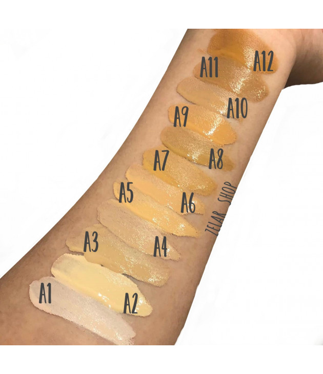 12 Base de Maquillaje Make it Happen Full Coverage Arantza Cosmetics