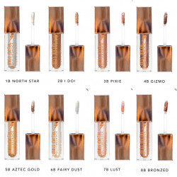 8 Sombras Liquidas Miss Metal Glittershock Italia Deluxe