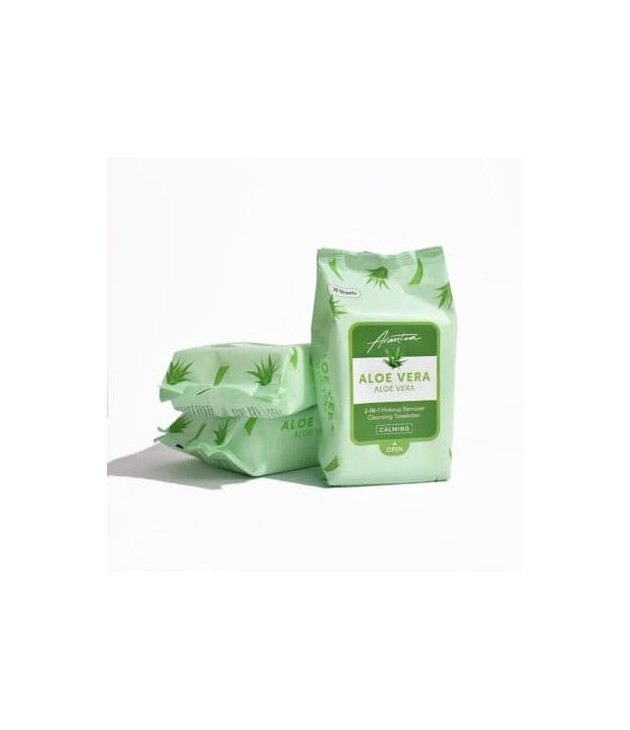 Toallitas Limpiadoras Desmaquillantes Aloe Vera Arantza Cosmetics