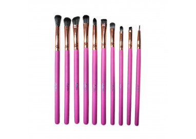 Set 10 Brochas Eye Essential Bronzed Pink Arantza Cosmetics