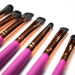Set 10 Brochas Eye Essential Bronzed Pink Arantza Cosmetics