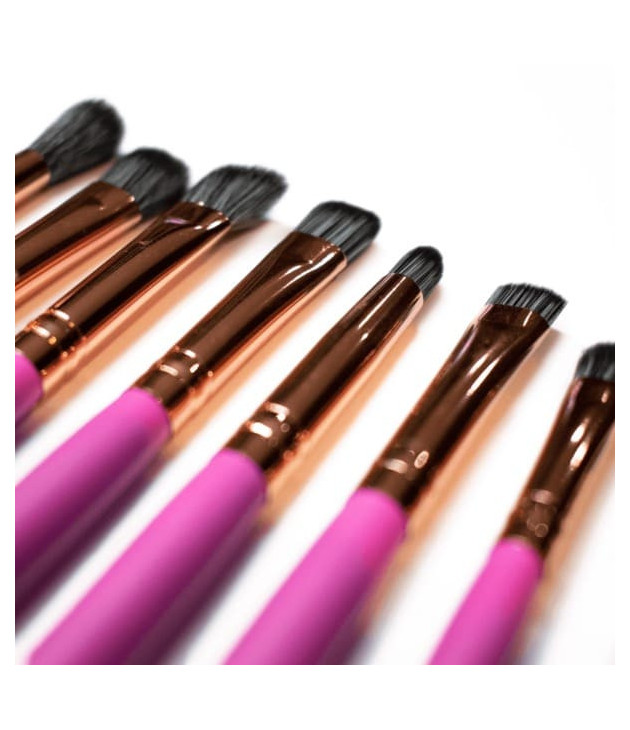 Set 10 Brochas Eye Essential Bronzed Pink Arantza Cosmetics