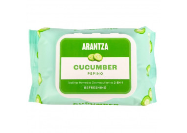 Toallitas Limpiadoras Desmaquillantes Pepino Arantza Cosmetics