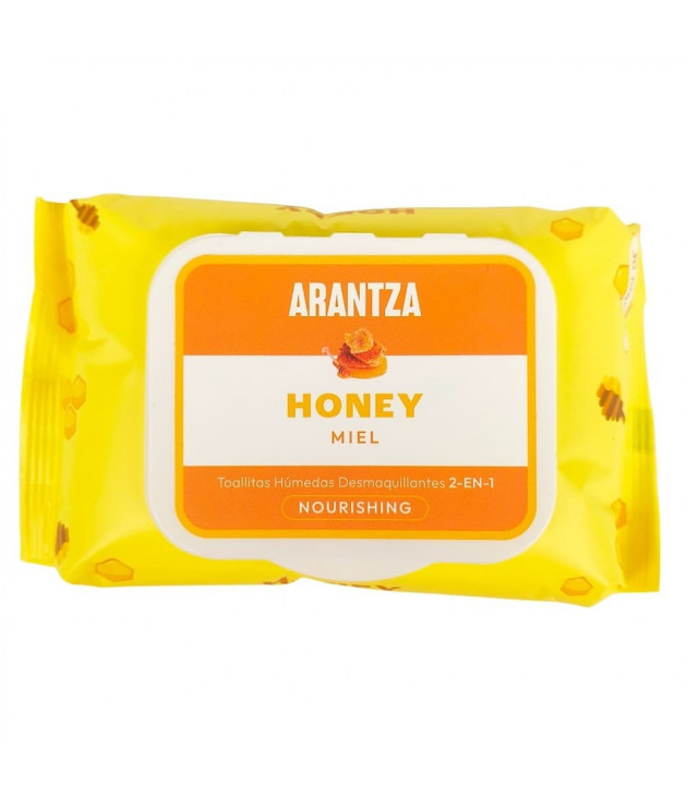 Toallitas Limpiadoras Desmaquillantes Miel Arantza Cosmetics