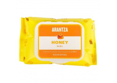 Toallitas Limpiadoras Desmaquillantes Miel Arantza Cosmetics