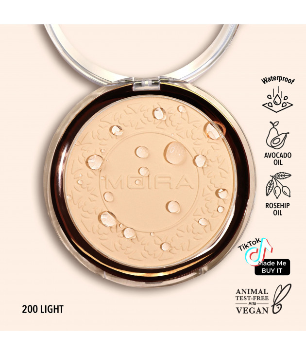 Polvo compacto Soft Focus Waterproof Setting Powder 200 Moira
