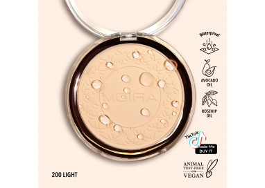 Polvo compacto Soft Focus Waterproof Setting Powder 200 Moira