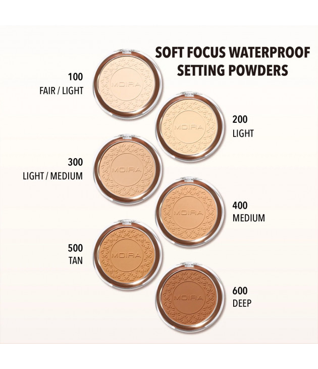 Polvo compacto Soft Focus Waterproof Setting Powder 200 Moira