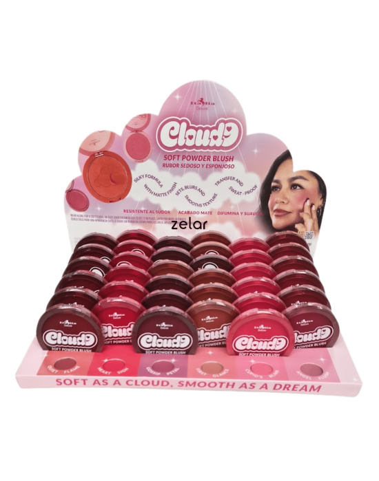 Display 36 Cloud 9 Soft Powder Blush Italia Deluxe