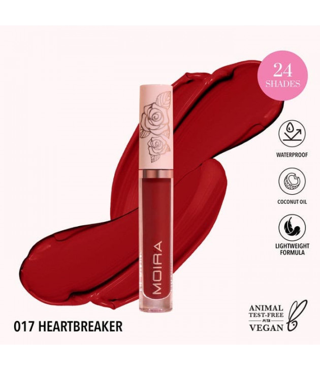 Lip Divine Liquid Lipstick 017 Heartbreaker Moira