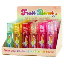 6 Fruit Burst Roll On Lip Oil Italia Deluxe