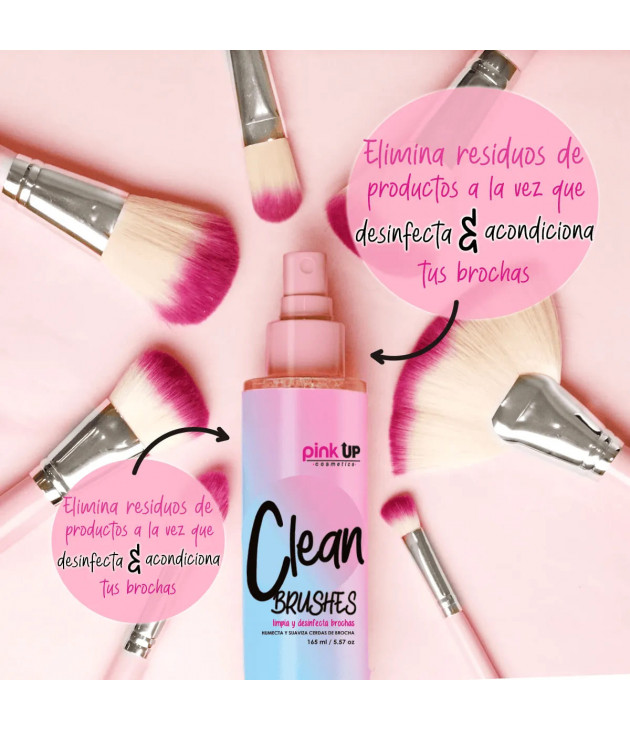 Clean Brushes Pink Up
