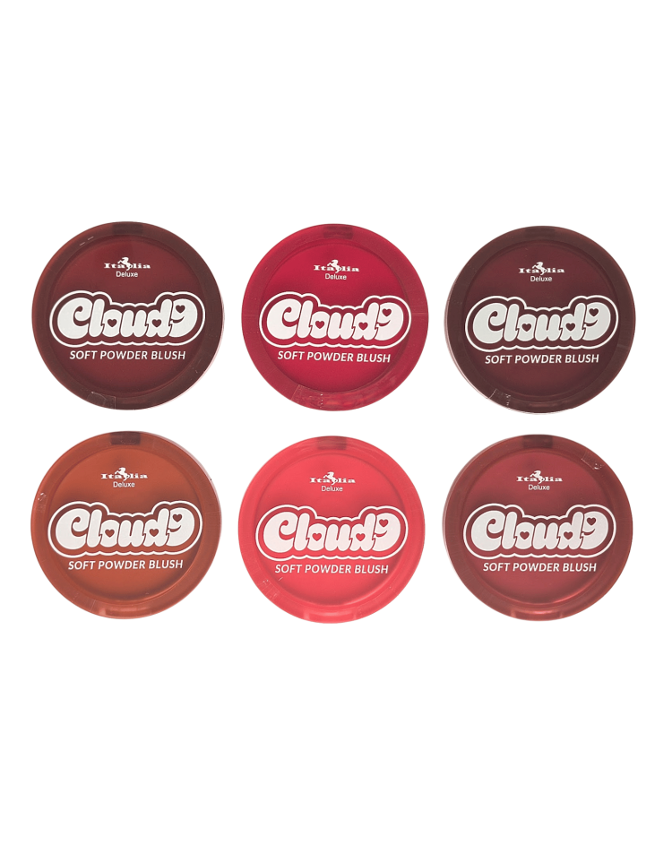 6 Cloud 9 Soft Powder Blush Italia Deluxe