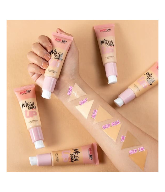 Mega Cover (tono a elegir) Pink Up