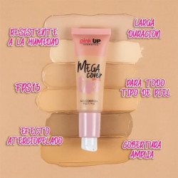 Mega Cover (tono a elegir) Pink Up