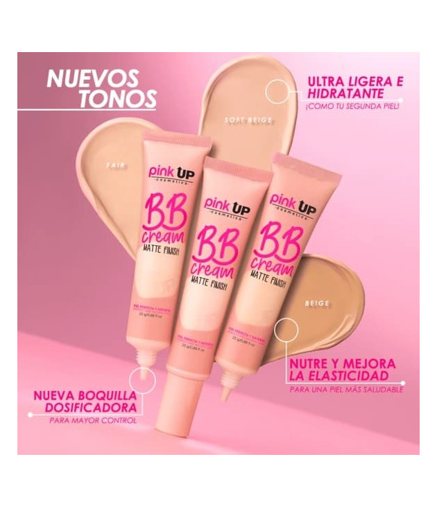 BB Cream Matte Finish (tono a elegir) Pink Up