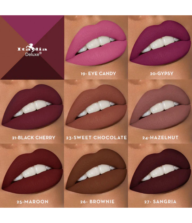 24 Labiales Mousse Matte Italia Deluxe