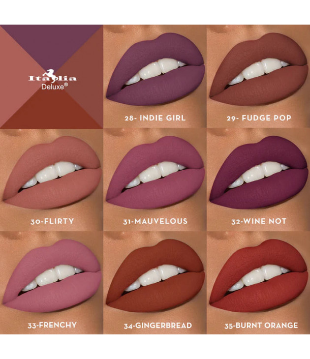 24 Labiales Mousse Matte Italia Deluxe