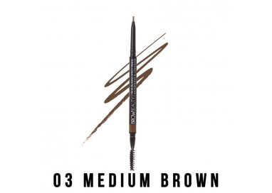 BrowBeauty Microblading Effect Eyebrow Pencil 803 Medium Brown Italia Deluxe