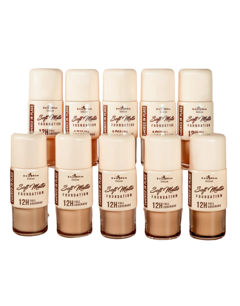 10 Bases Locked In Place Soft Matte Foundation Italia Deluxe