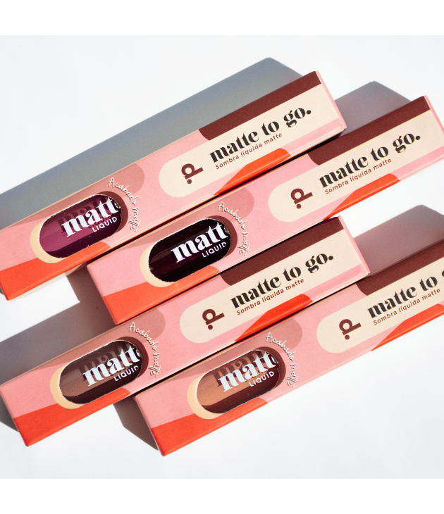 4 Sombras liquidas Matte to go DAPOP