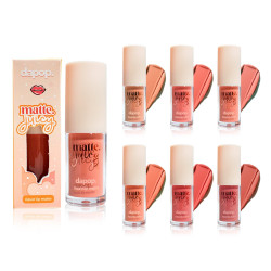 6 Labiales liquidos matte Juicy  DAPOP
