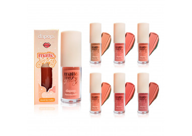 6 Labiales liquidos matte Juicy  DAPOP