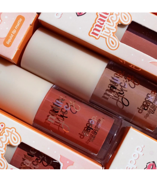 6 Labiales liquidos matte Juicy  DAPOP
