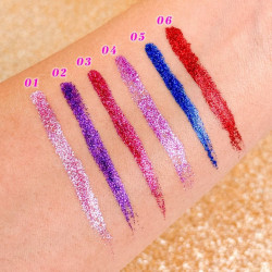 6 Delineador liquido Star Struck Classic Liquid Glitters ITA-GL262 Italia Deluxe