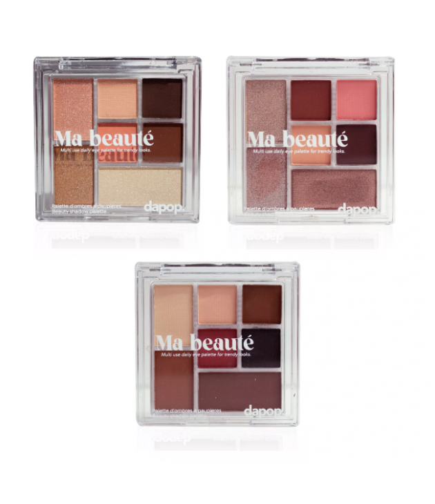 3 Paleta de Sombras Ma Beauté Dapop