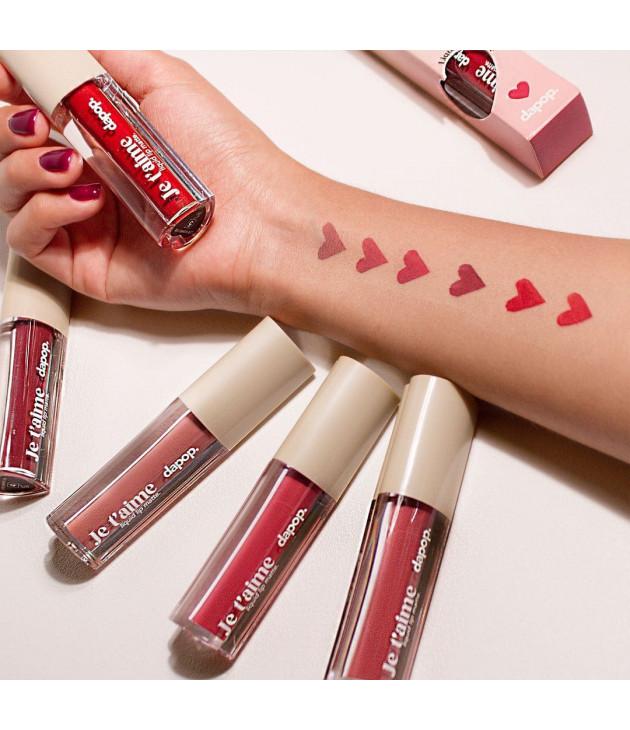 6 Labiales liquidos matte Je t'aime DAPOP