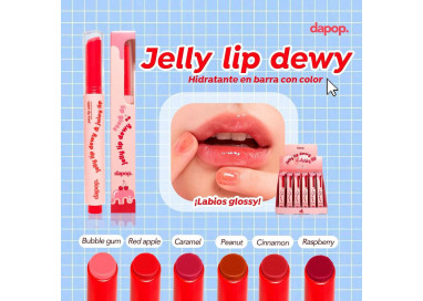 6 Gloss en barra Jelly lip dewy DAPOP
