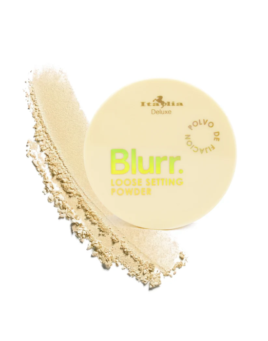 2 Blurr. Loose Setting Powder Pink y Honey Italia Deluxe