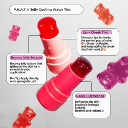 4 Rubor P.H.A.T n' Jelly Cooling Water Tint Italia Deluxe