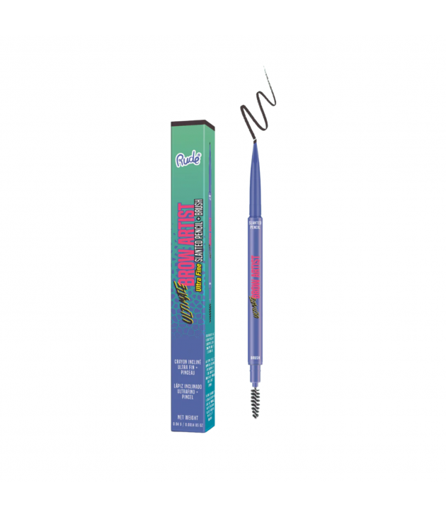 Ultimate Brow Artist Pencil And Brush neutral brown Rude