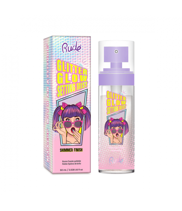 Fijador Glitter Glow Setting Mist Rude