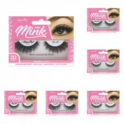 Set de 8 Pestañas 3D Faux Mink Amor Us