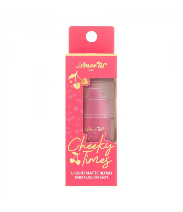 Rubor liquido 02 Pink Coral Cheeky Time Amor Us