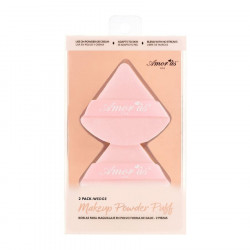 Borla rosa triangular 2 pcs Amor Us