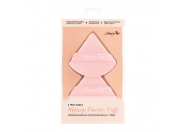 Borla rosa triangular 2 pcs Amor Us