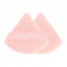 Borla rosa triangular 2 pcs Amor Us