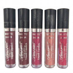 Set de 5 Labiales Líquido Matte 24 Horas Amor us