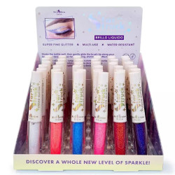 6 Delineador liquido Star Struck Duo-Tone Glitter Liners ITA-GL263 Italia Deluxe